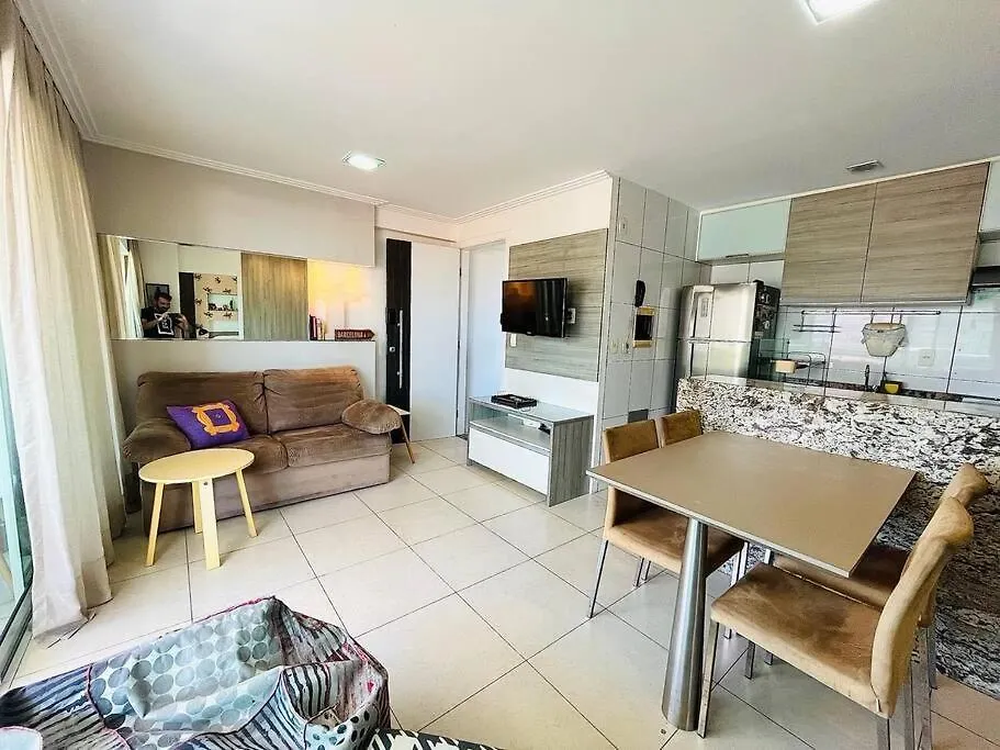Apartamento Com Piscina No Hooftop, 48M2 - Praia Da Iracema- Fortaleza 아파트 포르탈레자
